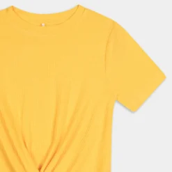 NKFBILILLE SS SLIM TOP- T-SHIRT YARROW 13226091