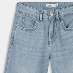 NKFROSE HW WIDE JEANS- PANTALONI LIGHT BLUE DENIM 13211699