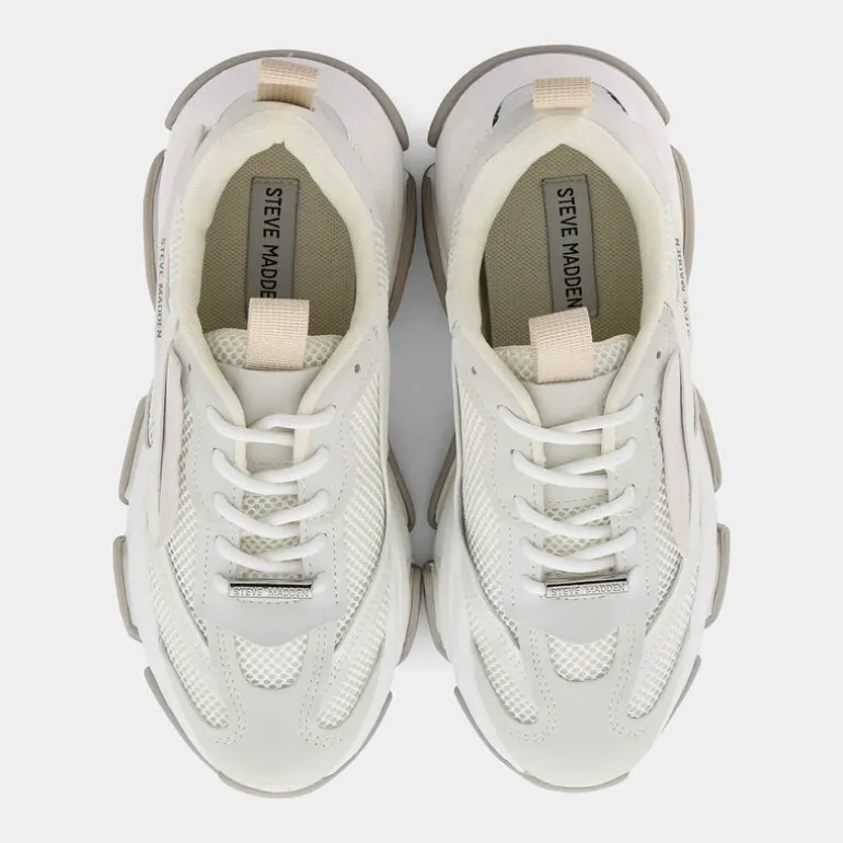 OW1- SNEAKERS BIANCO BEIGE POSSESSION