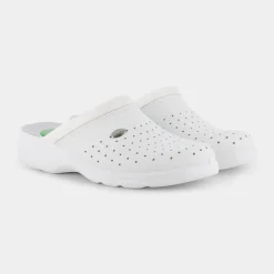 PELLE- CIABATTE BIANCO DU-E23U-01