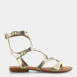 PELLE- SANDALI PLATINO SY-E23D-16