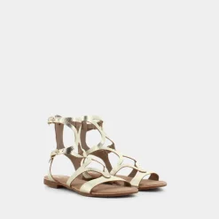 PELLE- SANDALI PLATINO SY-E23D-16