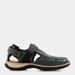 PELLE- SANDALI BLU SL-E23U-03