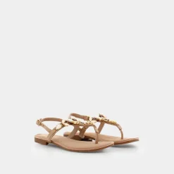 PELLE- SANDALI BEIGE SY-E23D-15