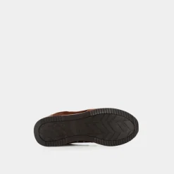 PELLE- SNEAKERS COGNAC CT-E23U-03