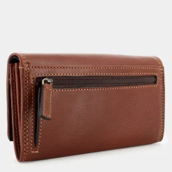 PORTAFOGLIO DONNA- PICCOLA PELLETTERIA COGNAC 9838150PIE