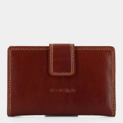 PORTAFOGLIO DONNA- PICCOLA PELLETTERIA COGNAC 9838046PIE