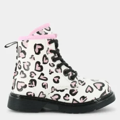 PRIMI PASSI BIANCO LEOPARDATO ROSA ES-I23B-05