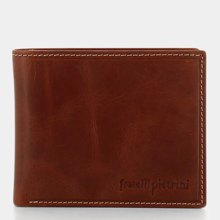 RAFAEL- PICCOLA PELLETTERIA 12 COGNAC DI-E23-01