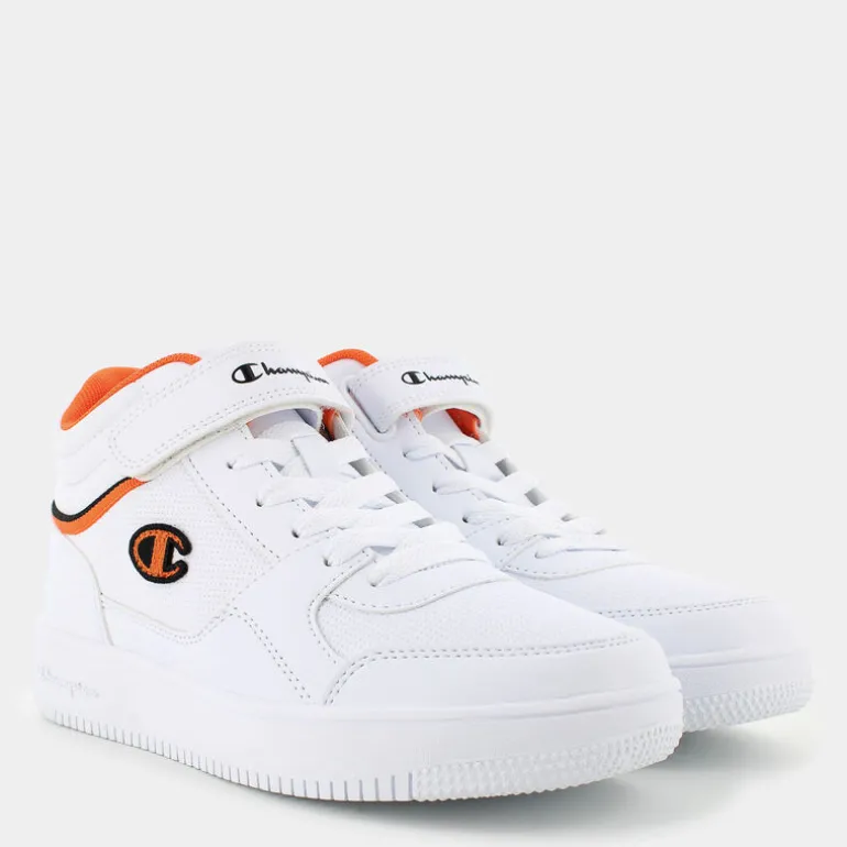 REBOUND MID- SPORTIVE WHT/NBK/ORANGE S21904