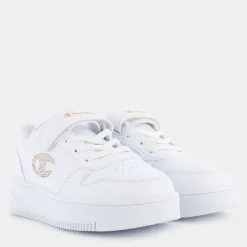 REBOUND PLATFORM GLITTER G PS- SPORTIVE WHT/ROSE GOLD S32830