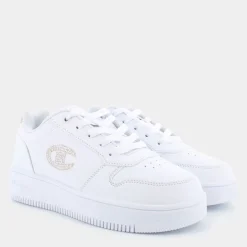 REBOUND PLATFORM GLITTER G GS- SPORTIVE WHT/ROSE GOLD S32872