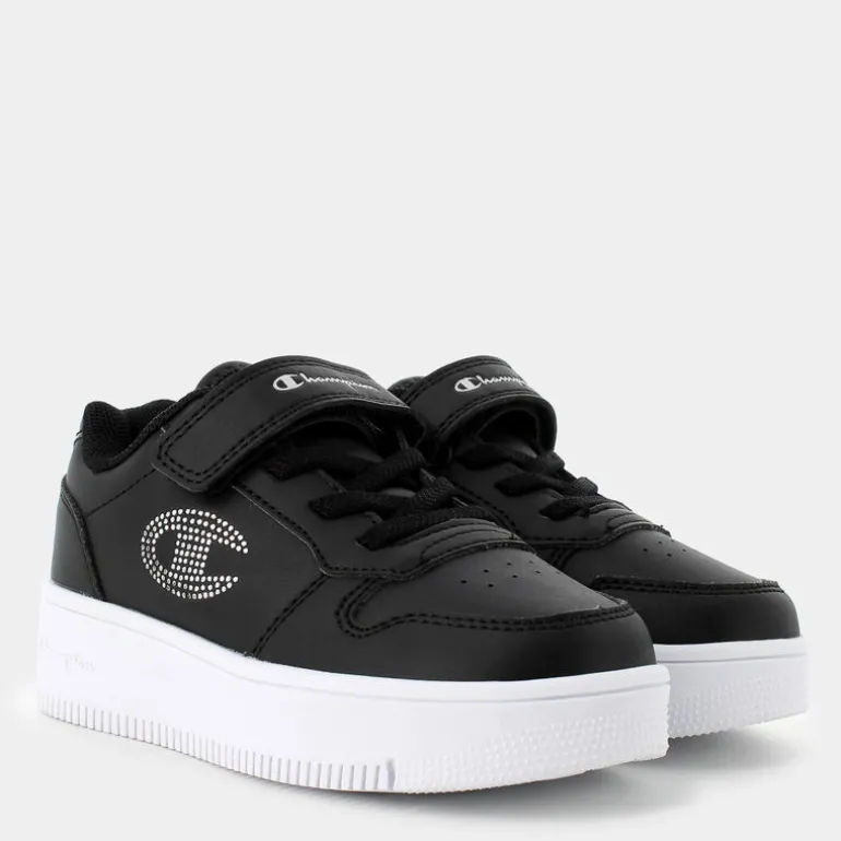 REBOUND PLATFORM GLITTER G PS LOW- SPORTIVE NBK/SILVER S32830