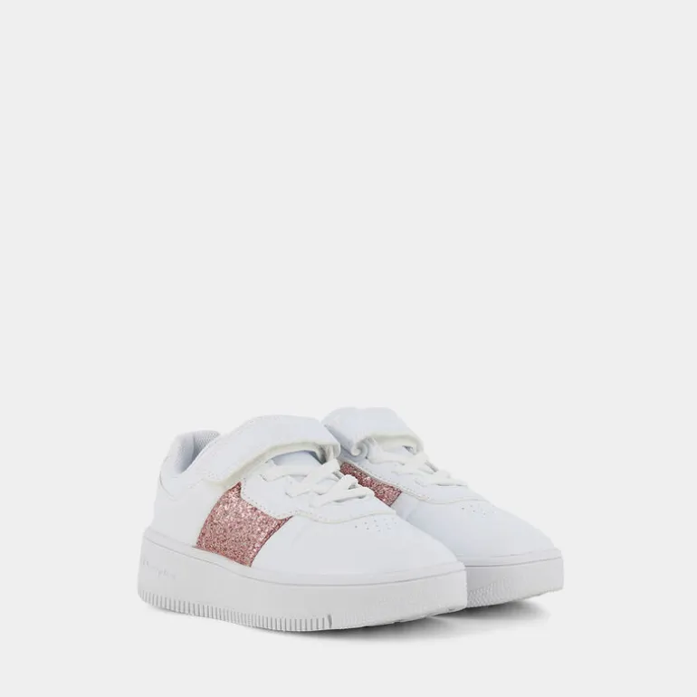 REBOUND PLATFORM SPARKLE G PS- SPORTIVE WHT/ROSE GOLD S32612