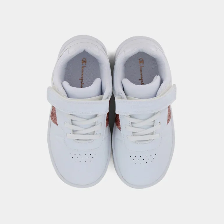 REBOUND PLATFORM SPARKLE G PS- SPORTIVE WHT/ROSE GOLD S32612