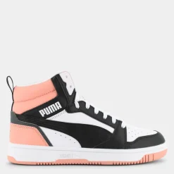 REBOUND V6 MID- SPORTIVE White/Black/Poppy Pink 393831