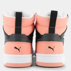 REBOUND V6 MID- SPORTIVE White/Black/Poppy Pink 393831