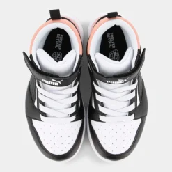 REBOUND V6 MID- SPORTIVE White/Black/Poppy Pink 393832