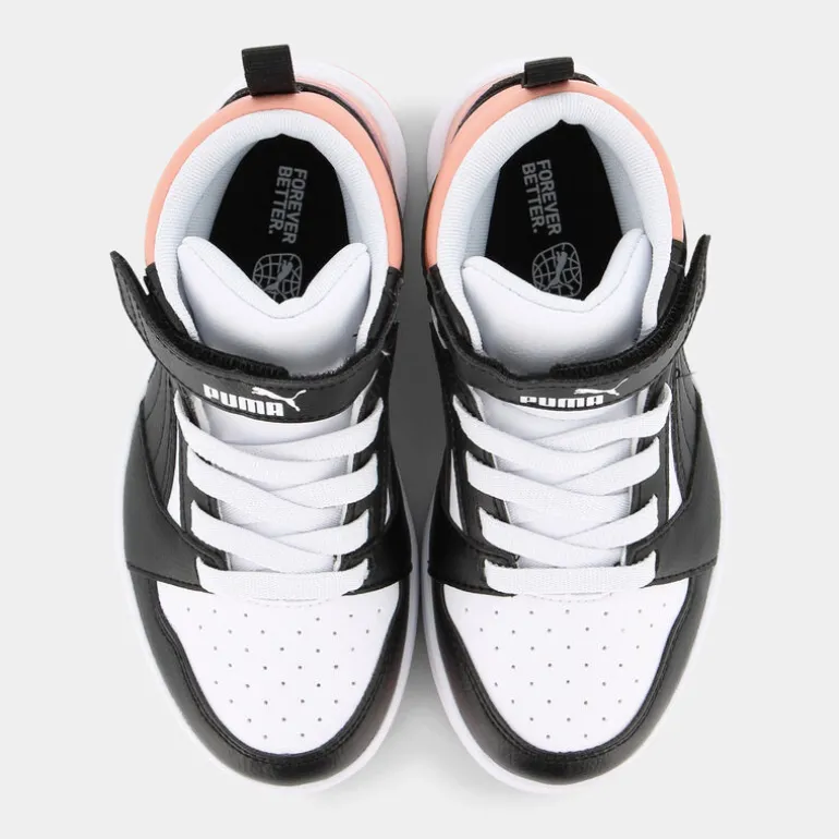 REBOUND V6 MID- SPORTIVE White/Black/Poppy Pink 393832