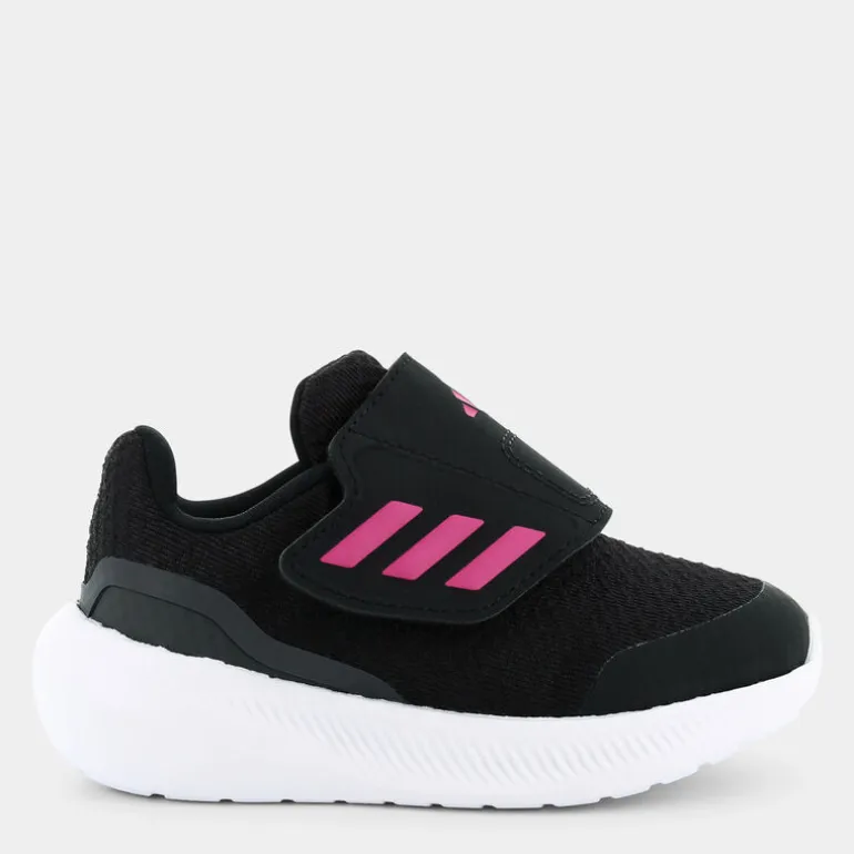 RUNFALCON 3.0 AC I- PRIMI PASSI core black/core black/pulse magenta HP5862