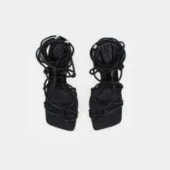 SANDALI NERO UN-E23D-12