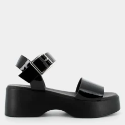 SANDALI NERO RE-E25D-15