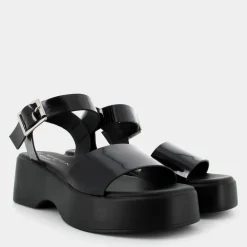 SANDALI NERO RE-E25D-15