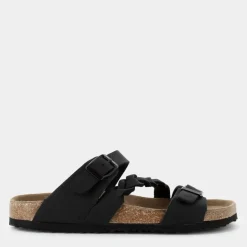 SANDALI NERO AO-E25D-07