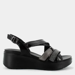 SANDALI NERO IM-E24D-23