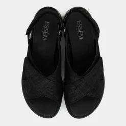 SANDALI NERO IM-E24D-16