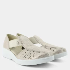 SANDALI PLATINO/BEIGE IM-E24D-02