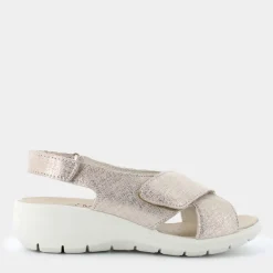 SANDALI PLATINO/BEIGE IM-E24D-16