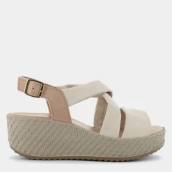 SANDALI SABBIA/ARGENTO IM-E24D-19