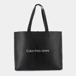 SCULPTED- BORSE 0GL BLACK METALLIC LOGO 10825-0GL