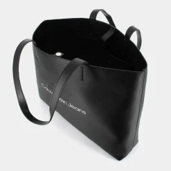 SCULPTED- BORSE 0GL BLACK METALLIC LOGO 10825-0GL