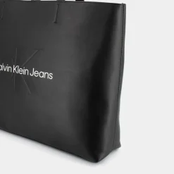 SCULPTED- BORSE 0GL BLACK METALLIC LOGO 10825-0GL