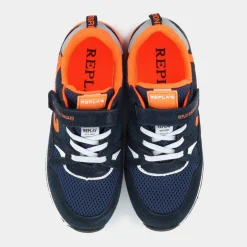 SHOOT JR - 8- SNEAKERS BLU ARANCIONE JS290023L