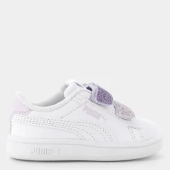 Smash 3.0 L Glitter Velcro V Inf- PRIMI PASSI White-Lavender Alert-Lilac Frost 395610