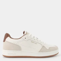 SMASH FINE 2- SNEAKERS OFF WHITE CUOIO RZ3B0025L