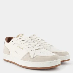 SMASH FINE 2- SNEAKERS OFF WHITE CUOIO RZ3B0025L
