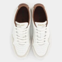 SMASH FINE 2- SNEAKERS OFF WHITE CUOIO RZ3B0025L