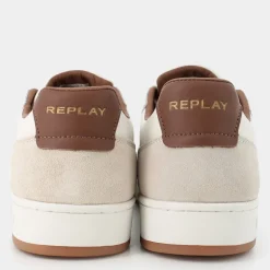 SMASH FINE 2- SNEAKERS OFF WHITE CUOIO RZ3B0025L