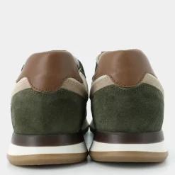 SNEAKERS BEIGE+MARRONE+VERDE AC-E25U-11