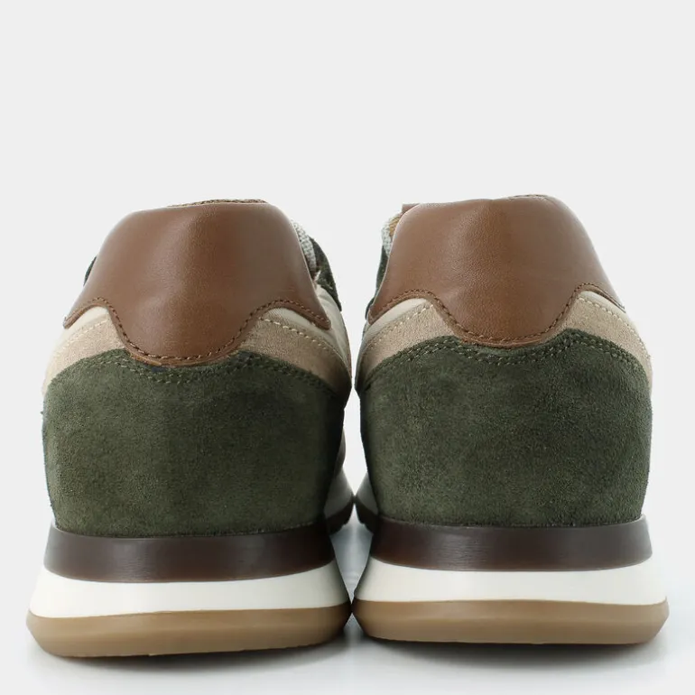 SNEAKERS BEIGE+MARRONE+VERDE AC-E25U-11