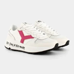 SNEAKERS BIANCO ROSA OW-E21D-06
