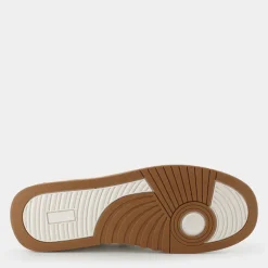 SNEAKERS BIANCO + MARRONE + CELESTE HZ-E25U-01