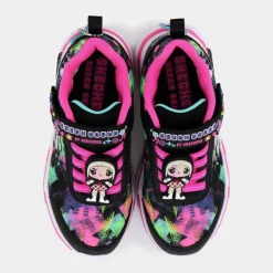 SNUGGLE SNEAKS - SKECH SQUAD- SPORTIVE BLACK SPARKLE/MULTI 302214L