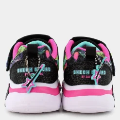 SNUGGLE SNEAKS - SKECH SQUAD- SPORTIVE BLACK SPARKLE/MULTI 302214L