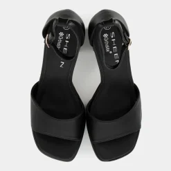 SOFT- SANDALI NERO RE-E24D-07