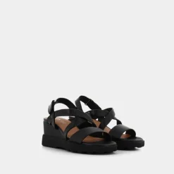 SPHERICA- SANDALI NERO D35G0D000TUC9999